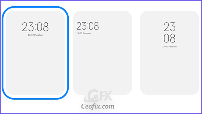 Android’de Kilit Ekrandaki Saat Stili Nasıl Değiştirilir?