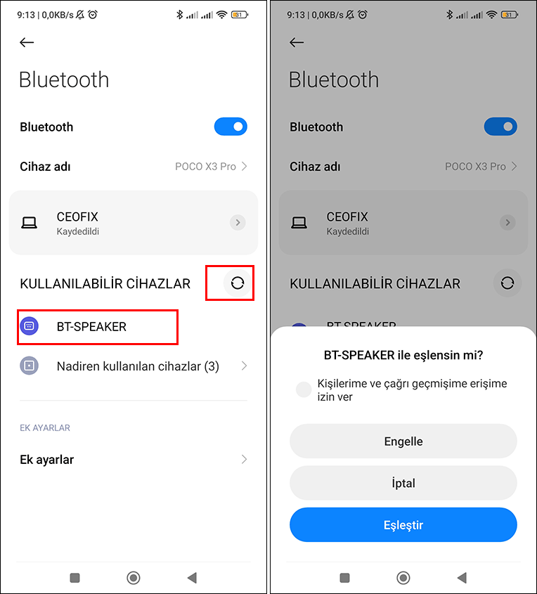 Android telefona Bluetooth Cihazı Nasıl Bağlanır?