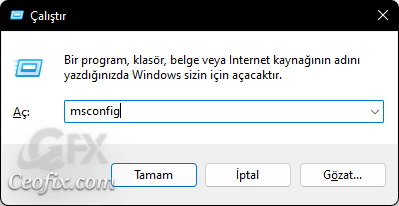 msconfig
