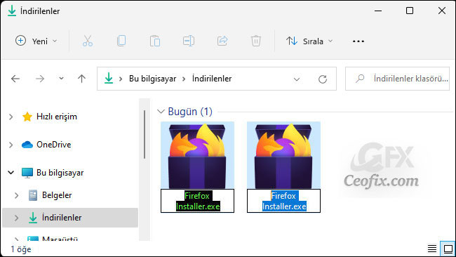 Windows’ta Vurgu ve Vurgu Metninin Rengini Değiştirin