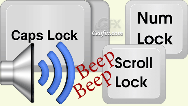 Caps Lock-Num Lock-Scroll Lock Tuş Seslerini Aç yada Kapat