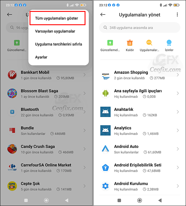 Android'de Gizli Uygulamalar Nasıl Bulunur?