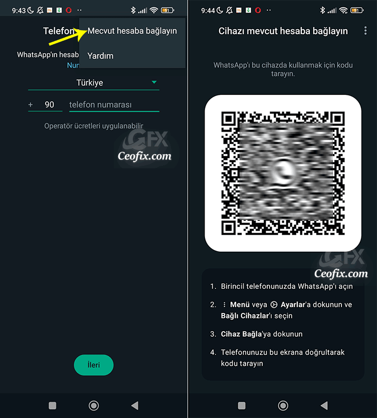 WhatsApp Hesabını Birden Fazla Telefonda Kullan