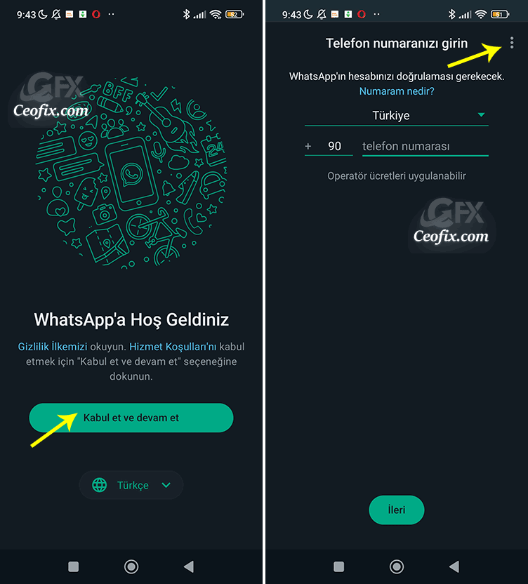 WhatsApp hesabını iki telefonda kullanabilirsiniz
