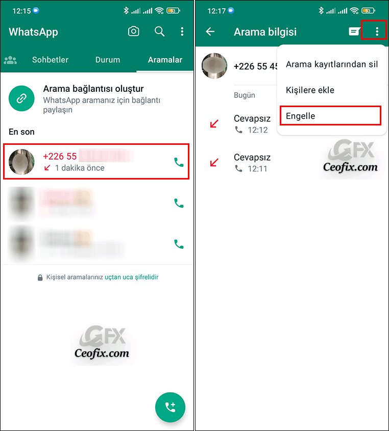 WhatsApp'ta bilinmeyen Uluslararası numaralardan gelen aramaları engelleyin!